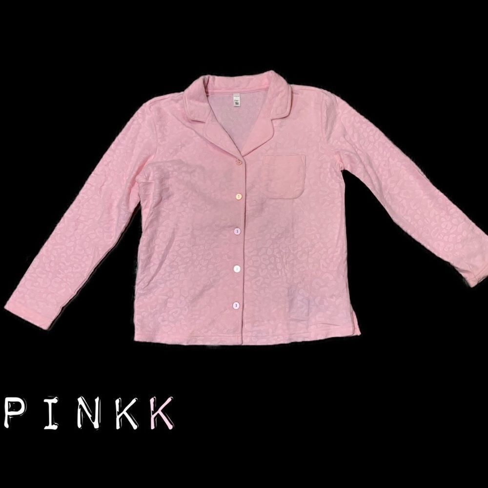NWOT Pink K  Women's Fleece Pajama Super Cozy Sleepwear 2-Pc Set  Pink S… - Picture 9 of 12